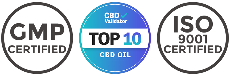 Top 10 CBD Products - cGMP - ISO Certified